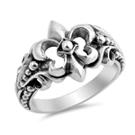 Silver Ring - Fleur De Lis