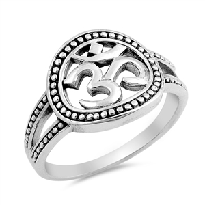 Silver Ring - Om Sign