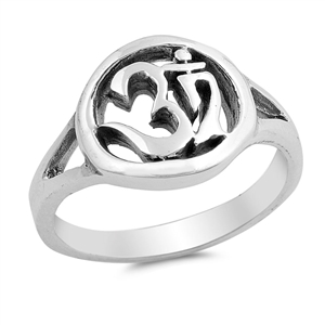 Silver Ring - OM Sign