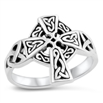 Silver Ring - Cross