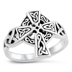 Silver Ring - Cross