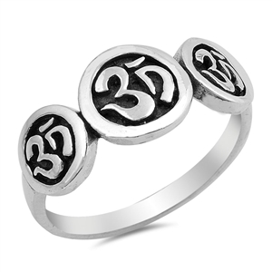 Silver Ring - OM Sign