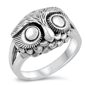 Silver Ring - Owl