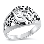 Silver Ring - OM Sign