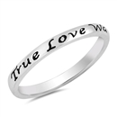 Silver Ring - True Love Waits