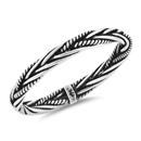 Silver Bali Ring - Rope Braid