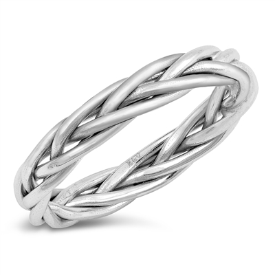 Silver Ring - Braid