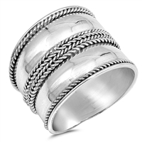 Silver Ring - Bali Design