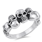 Silver Ring - Skulls