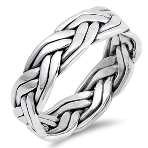 Silver Ring - Braided