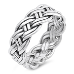 Silver Ring - Braided