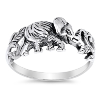 Silver Ring - Elephant