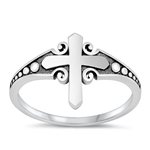 Silver Ring - Cross