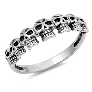 Silver Ring - Skulls