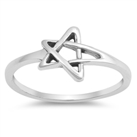 Silver Ring - Jewish Star