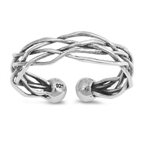 Silver Ring - Wire Braid