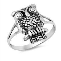 Silver Ring - Owl