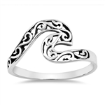 Silver Ring - Filigree Wave