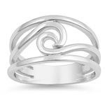 Silver Ring - Wave