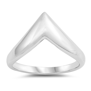 Silver Ring - V Shaped