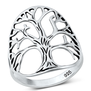 Silver Ring - Tree of life