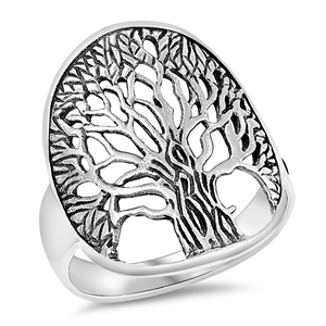 Silver Ring - Tree of life