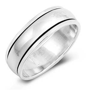 Silver Spinner Ring