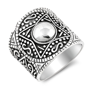 Silver Ring - Bali Design