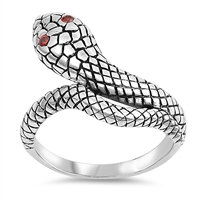 Silver Ring - Snake