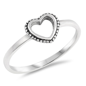 Silver Ring - Heart