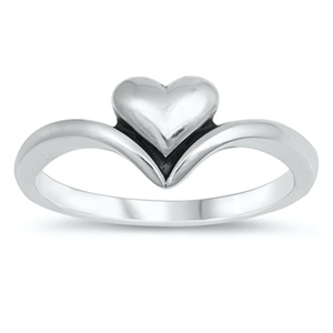 Silver Ring - Heart