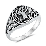 Silver Ring - Celtic Tree of Life