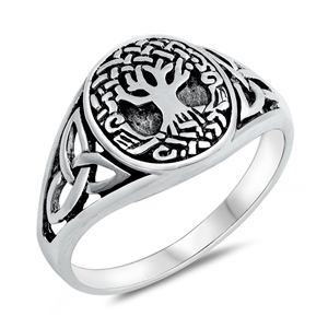 Silver Ring - Celtic Tree of Life