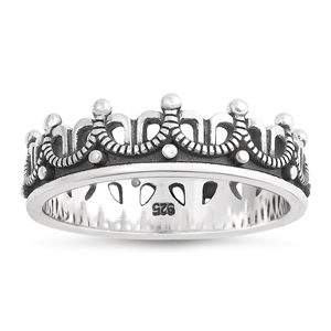 Silver Ring - Crown