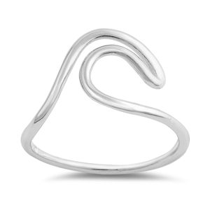 Silver Ring - Wave