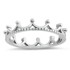 Silver Ring - Crown