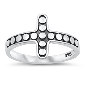 Silver Ring - Cross