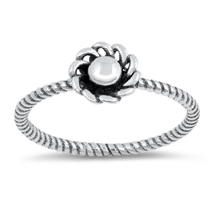 Silver Ring - Flower