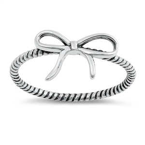 Silver Ring - Ribbon