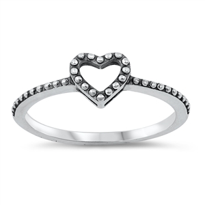 Silver Ring - Heart