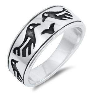 Silver Ring - Birds