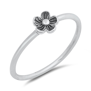 Silver Ring - Flower