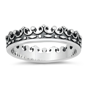 Silver Ring - Crown