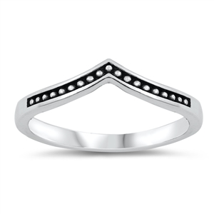 Silver Ring - V Ring