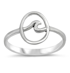 Silver Ring - Wave