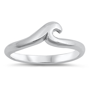 Silver Ring - Wave