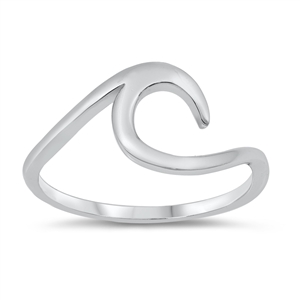 Silver Ring - Wave