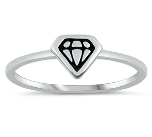 Silver Ring - Diamond