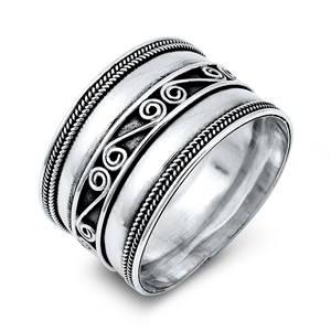 Silver Ring - Bali Design