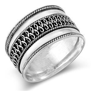 Silver Ring - Bali Design